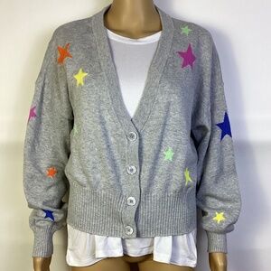 27 Miles Malibu Star Cardigan Grey Cotton L